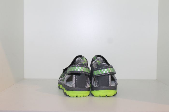 superbe sandales nus pieds grise et verte 21 - photo numéro 5
