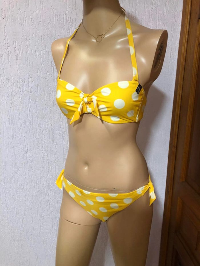 Bikini jaune à pois Etam - n eu f