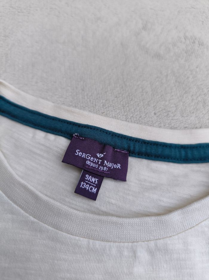 T-shirt garçon Sergent Major 9 ans - photo numéro 5