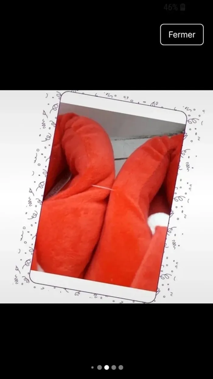 Chaussons noël / Chaussons Père Noël neuf taille 37/38 Neuf - photo numéro 6