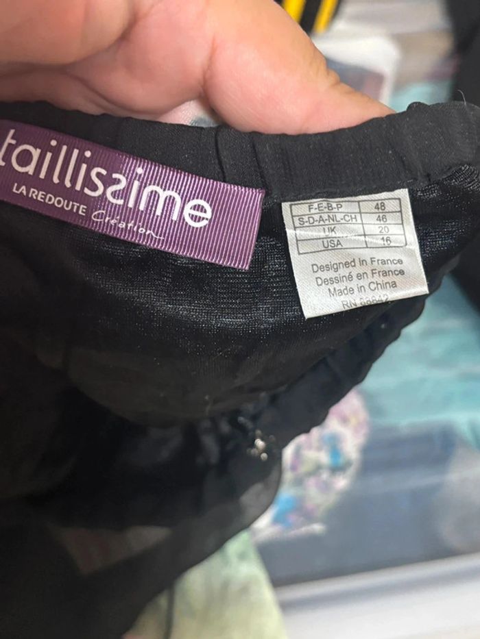 Jupe longue à volant taille 48 marque taillissime - photo numéro 4