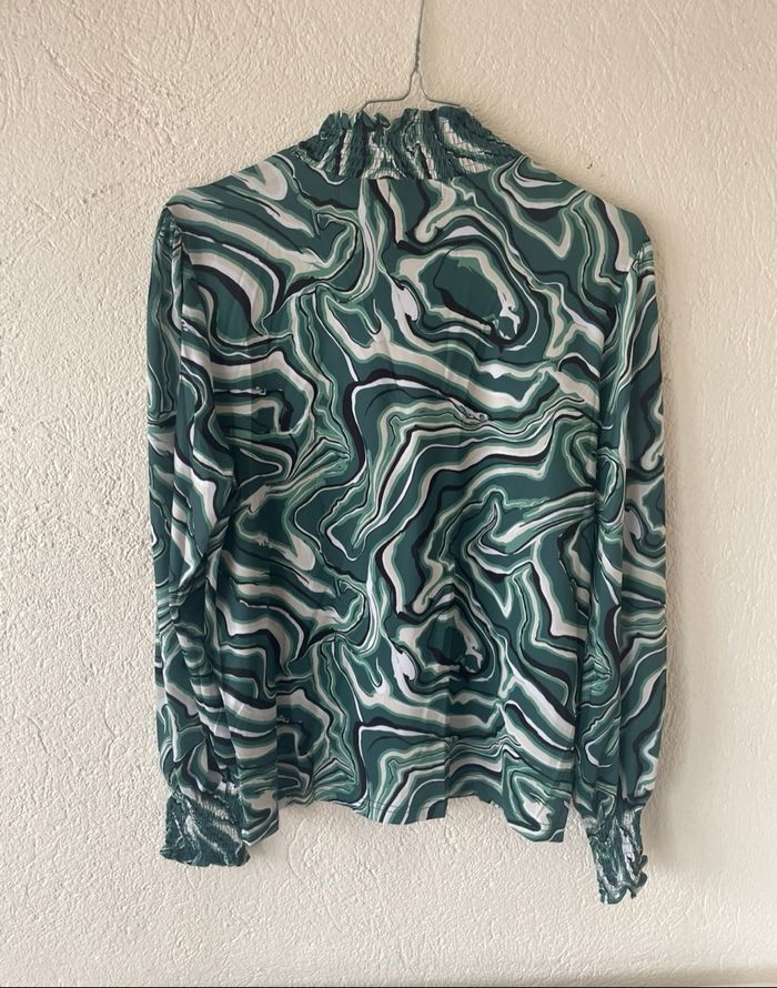 Blouse fluide manches longues imprimée - Fluresk - photo numéro 6