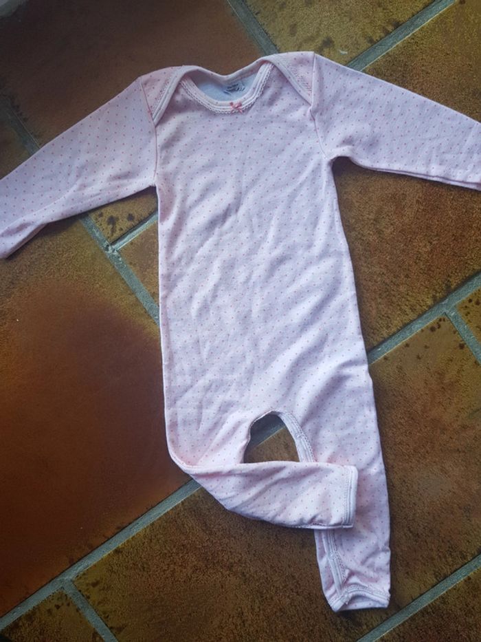 Pyjama combinaison hiver 1 pièce fille 3ans petit bateau