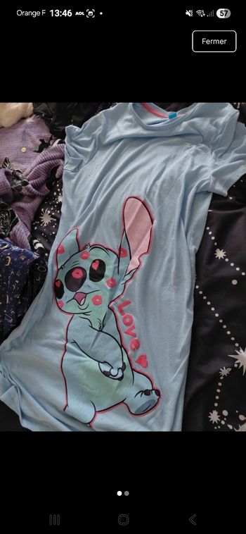2 chemises de nuit stich
