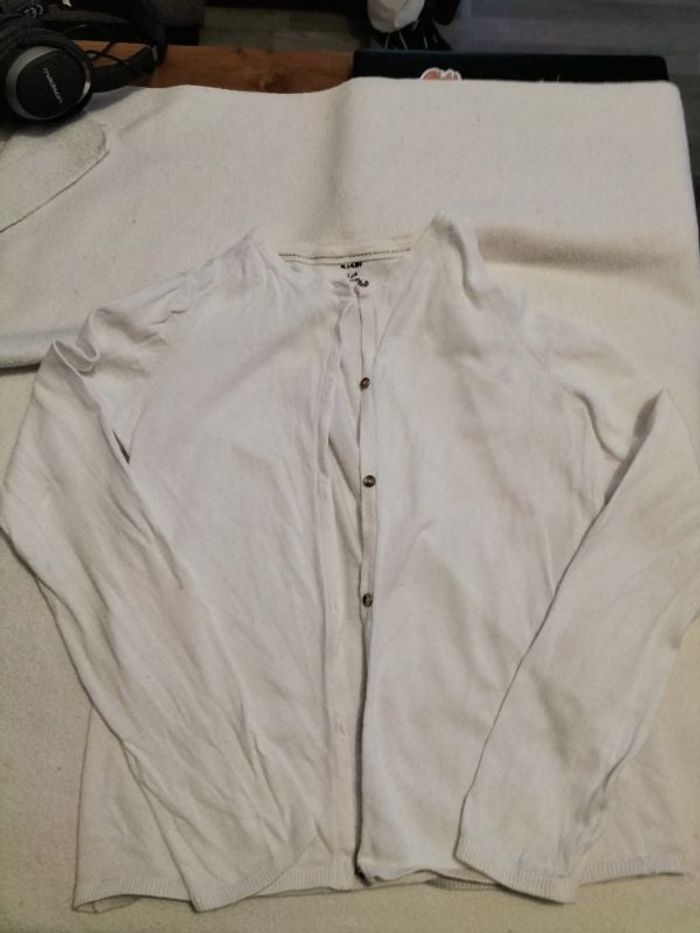 Gilet blanc été léger