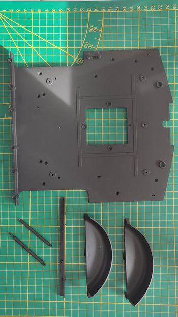 Pièce du fascicule n°23 numéro 23 pièce détachée Ecto 1 Ghostbusters 1/8 1/8e 1/8ème Eaglemoss #E42