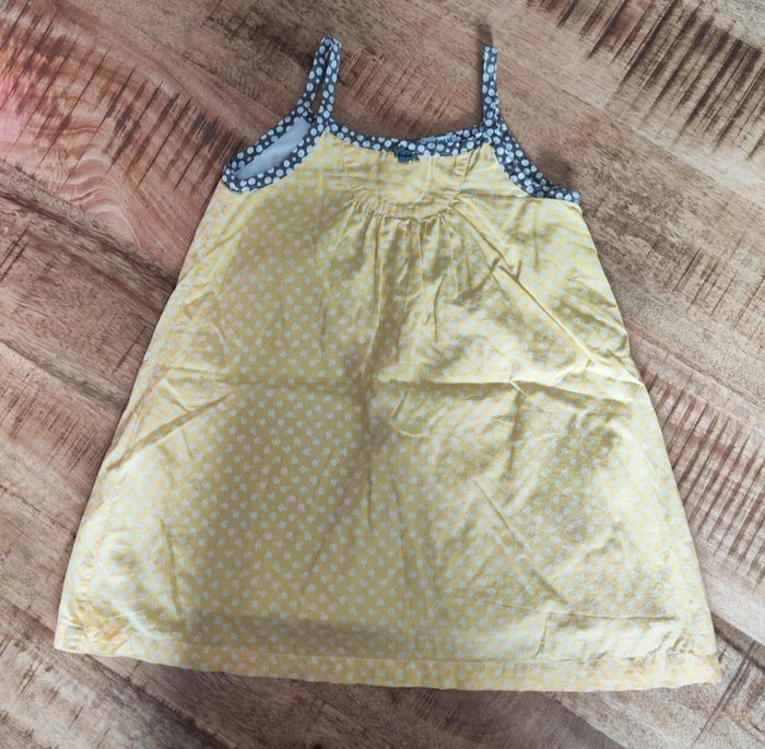 Jolie robe jaune à fleurs Confetti 4 ans - photo numéro 3