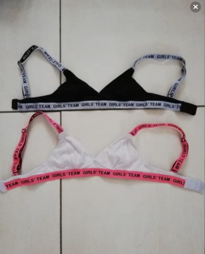 Lot de 2 soutiens gorge/brassière T10 ans
