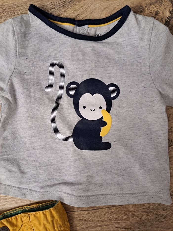 Ensemble 3 mois Obaïbi Okaïdi neuf sans étiquette - photo numéro 3