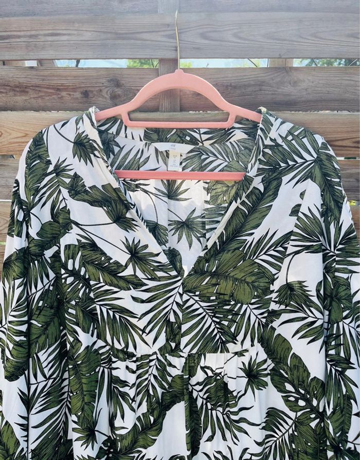 Robe à motifs feuilles - Taille XL - photo numéro 2