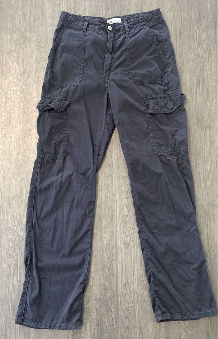 Cargo Zara noir homme - photo numéro 2