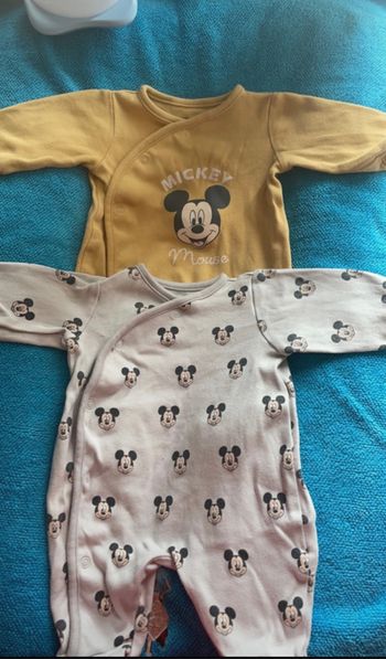Lot de 2 pyjamas Mickey