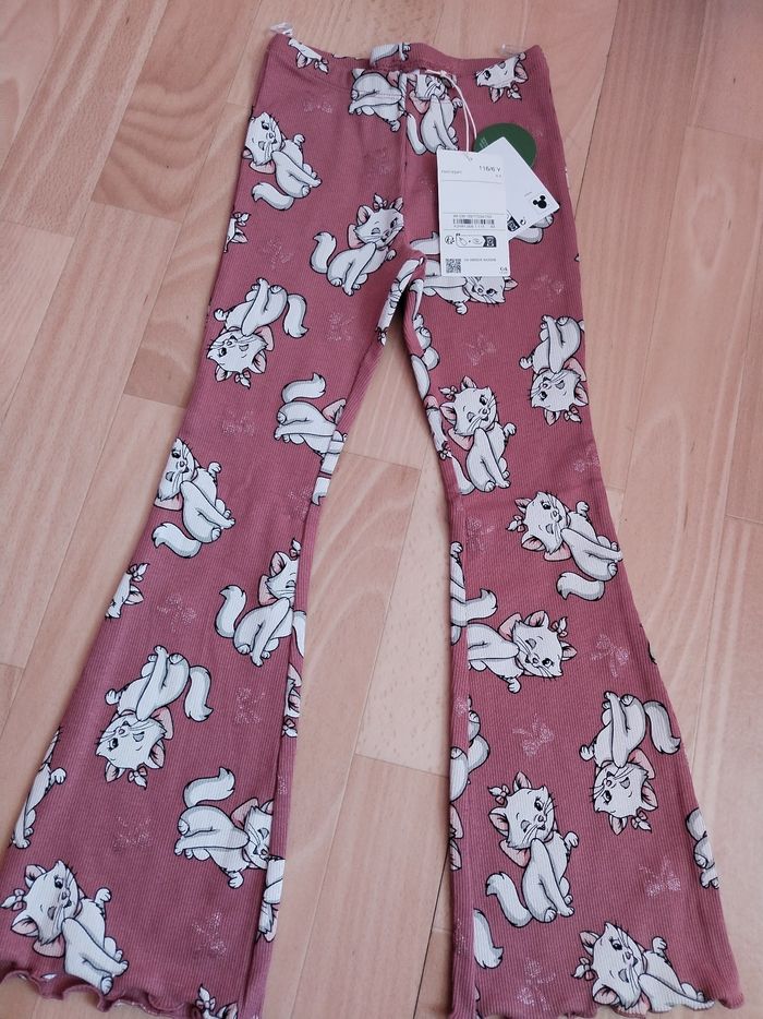 Legging côtelé évasé aristochat 6ans