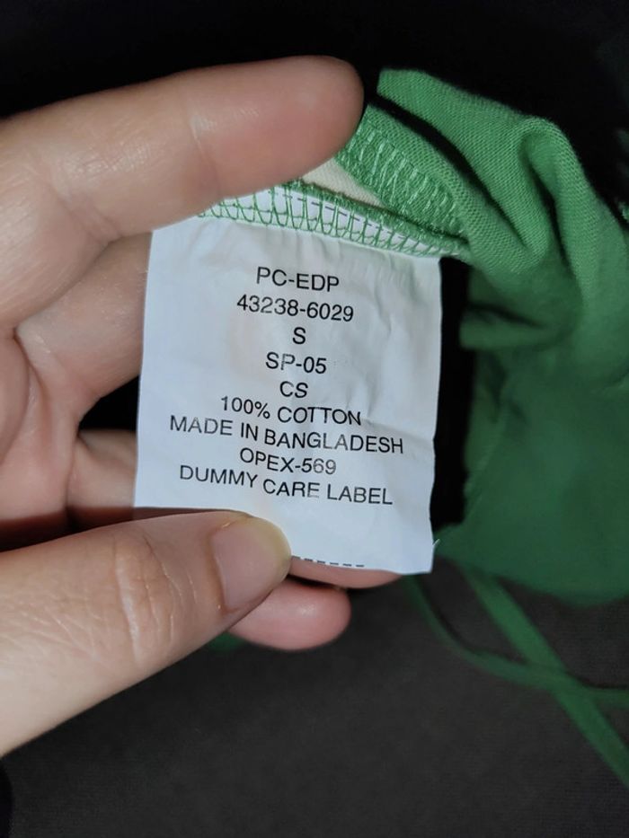 Haut sans manche vert et crème Levi's - photo numéro 5