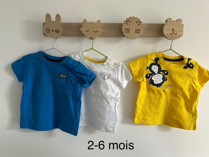 Lot de 3 t-shirt manches courtes