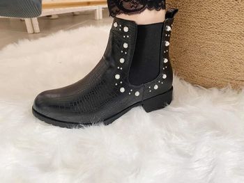 Bottines neuves perles