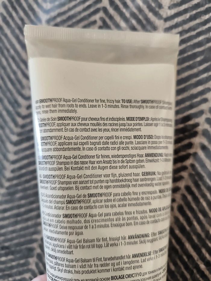 Après shampooing smooth proof aqua gel matrix biolage neuf - photo numéro 3
