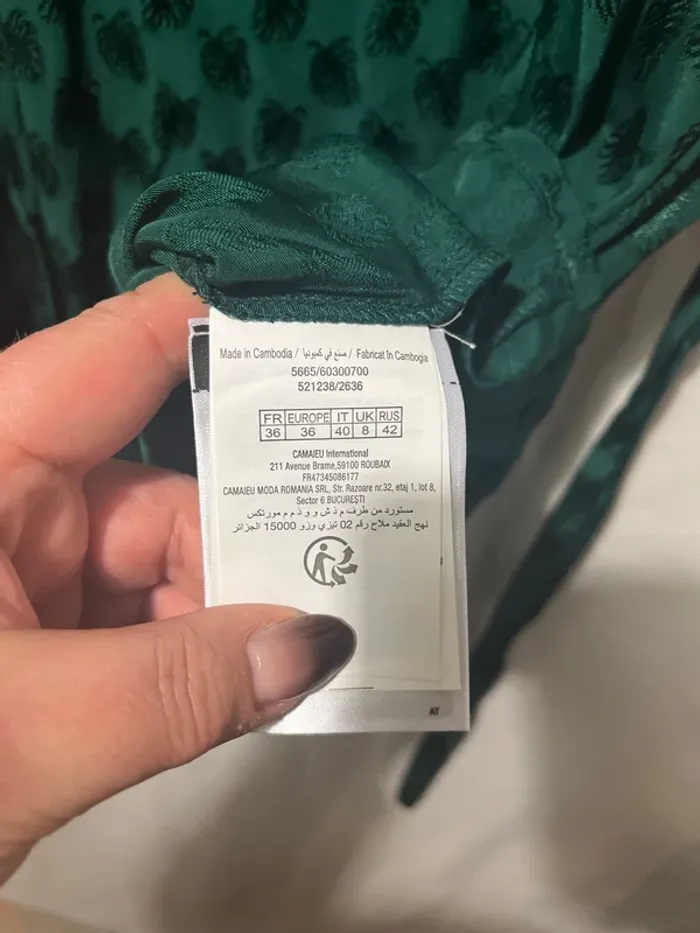 robe verte - photo numéro 6