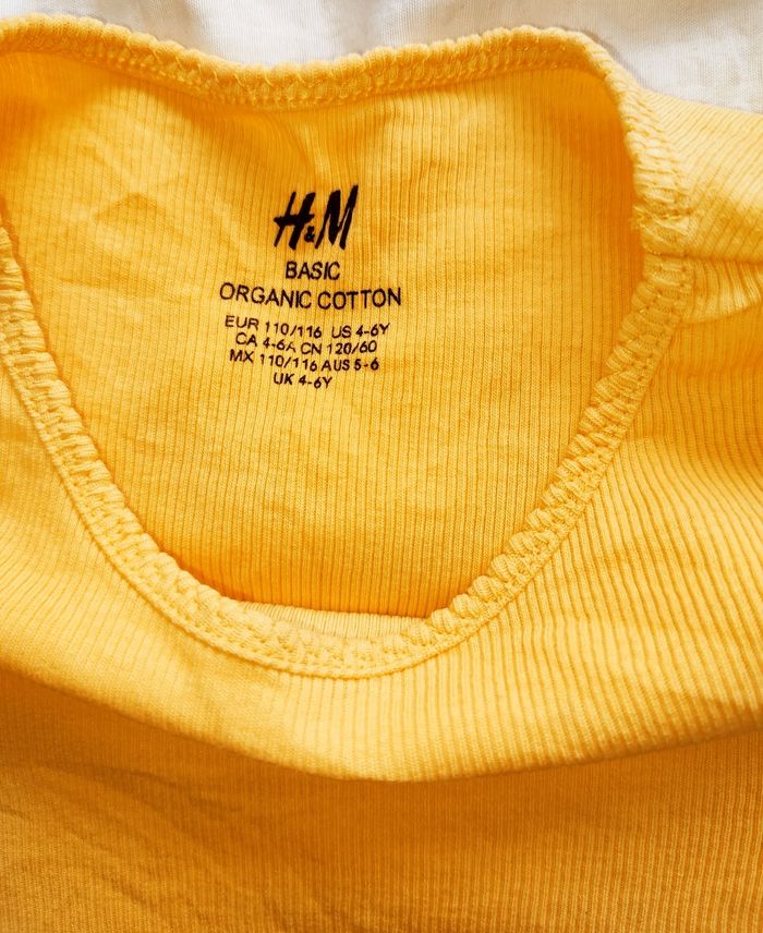 T-shirt jaune fille 4-6 ans / H&M - photo numéro 2