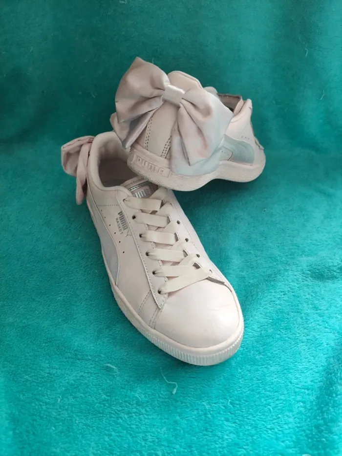 Baskets rose poudré Puma