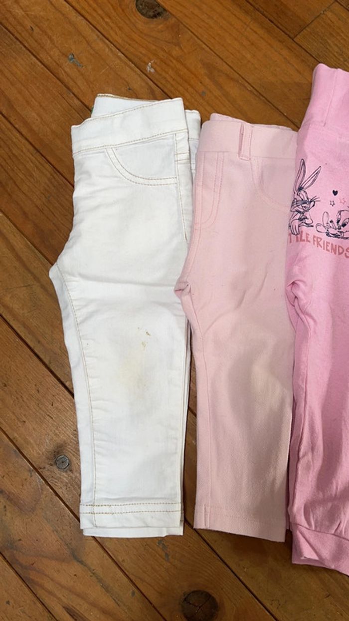 Lot pantalons et pantacourts 12mois - photo numéro 2