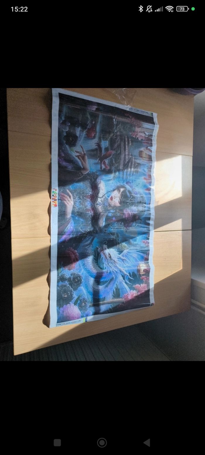 Diamond painting dragon