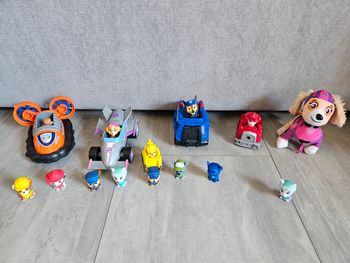 Lot entier pat patrouille figurines et voitures
