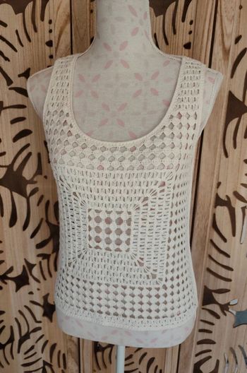 Débardeur crochet Taille M Mng