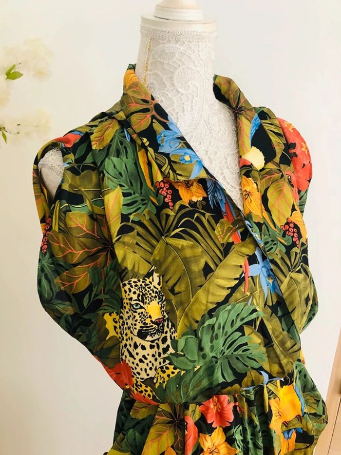 Combinaison imprimée neuve Zara neuve taille S - photo numéro 7