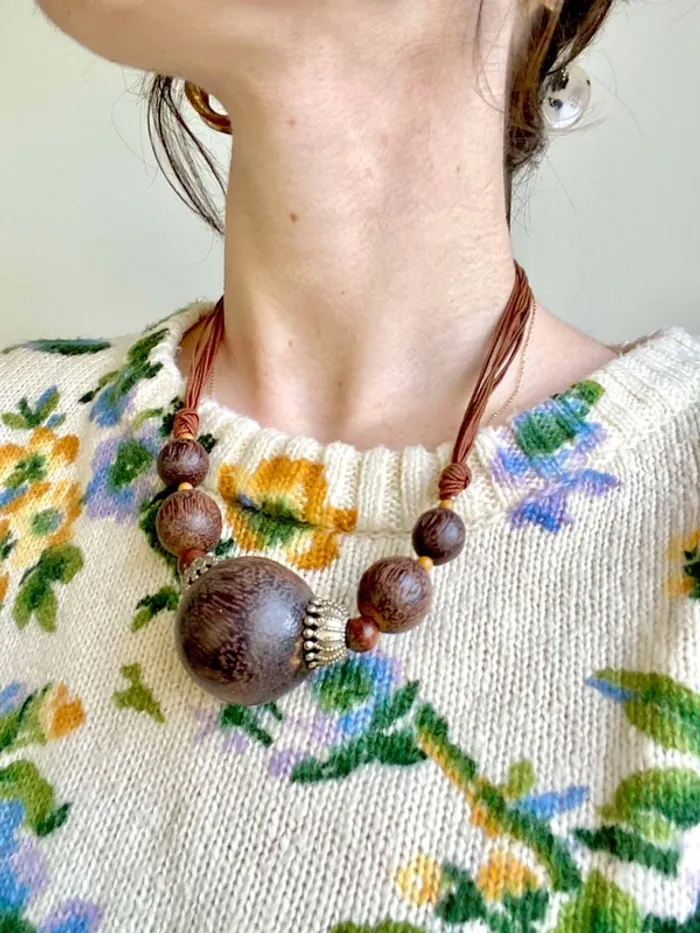 Collier effet bois - photo numéro 3