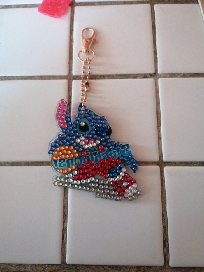 Diamond painting porte clé - photo numéro 2