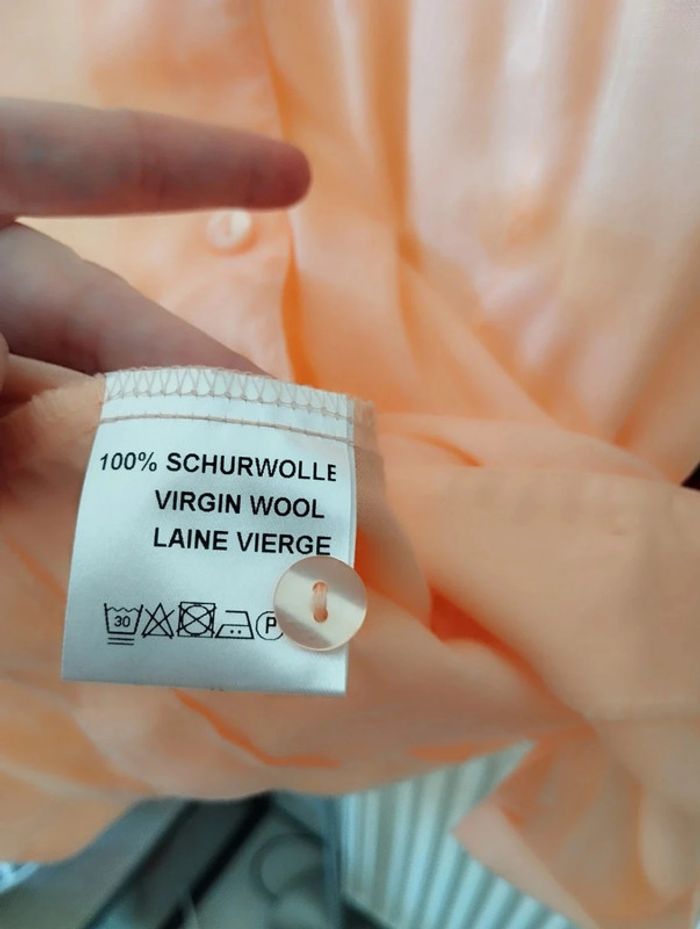 🌿 Chemisier Léger 100% Laine Broderies & Strass Peter Hahn T44/46🌿 - photo numéro 16