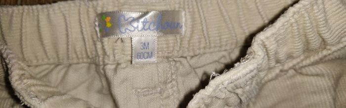 Pantalon velours beige - photo numéro 2