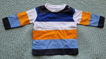 Tee shirt manches longues rayé - 3 mois