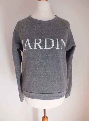 Sweat gris chiné Topshop