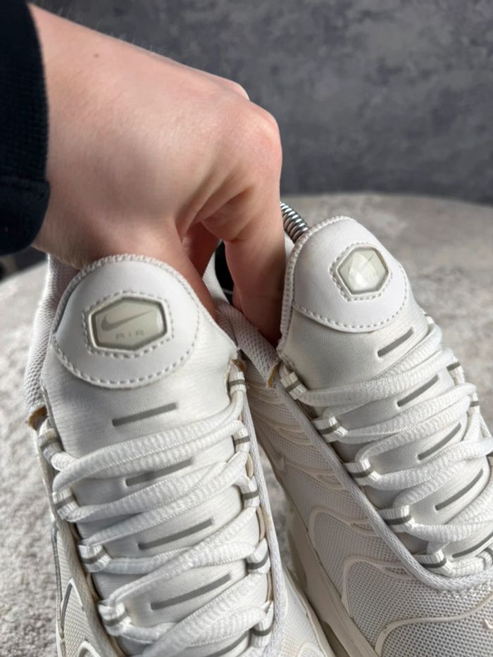Nike Air Max Plus TN 1 White Pure Platinium - White - photo numéro 12