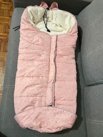 Chancelière rose neuve 0-3 ans
