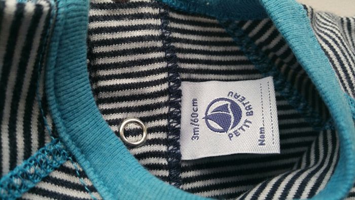 Marinière Petit Bateau 3 mois - photo numéro 3