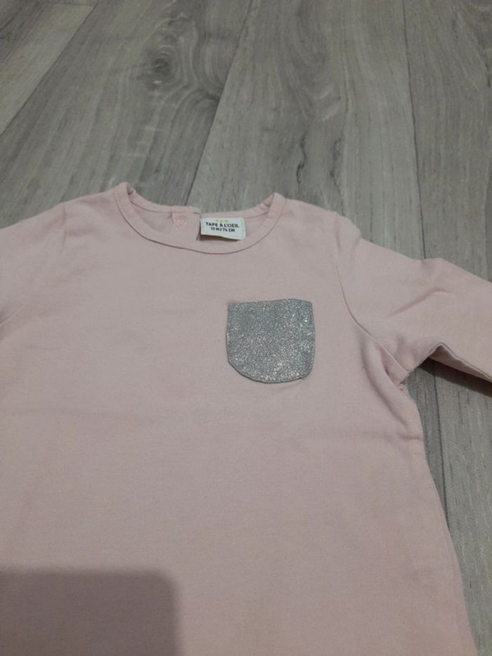 Tee shirt manches longues 12 mois - photo numéro 2
