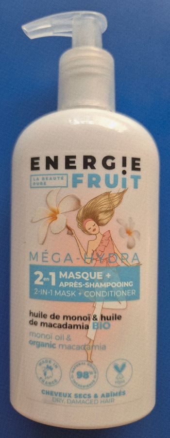 Masque 2 en 1 énergie fruit