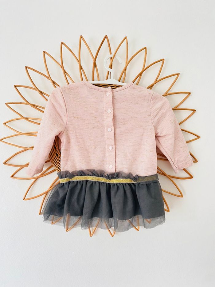 Robe à manches longues Pomme Framboise 3 mois - photo numéro 4