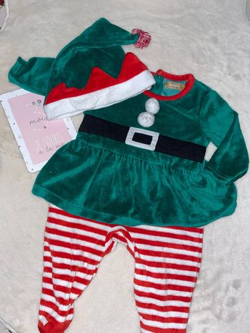 Pyjama velours lutin 3mois