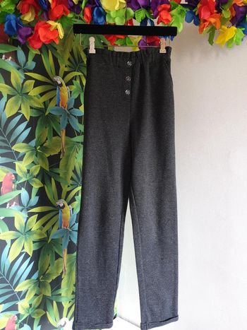 Pantalon taille haute scintillant