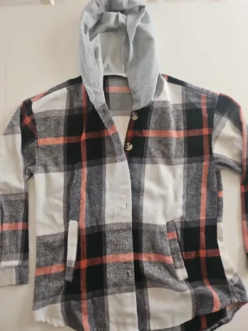 Veste à carreaux flanelle