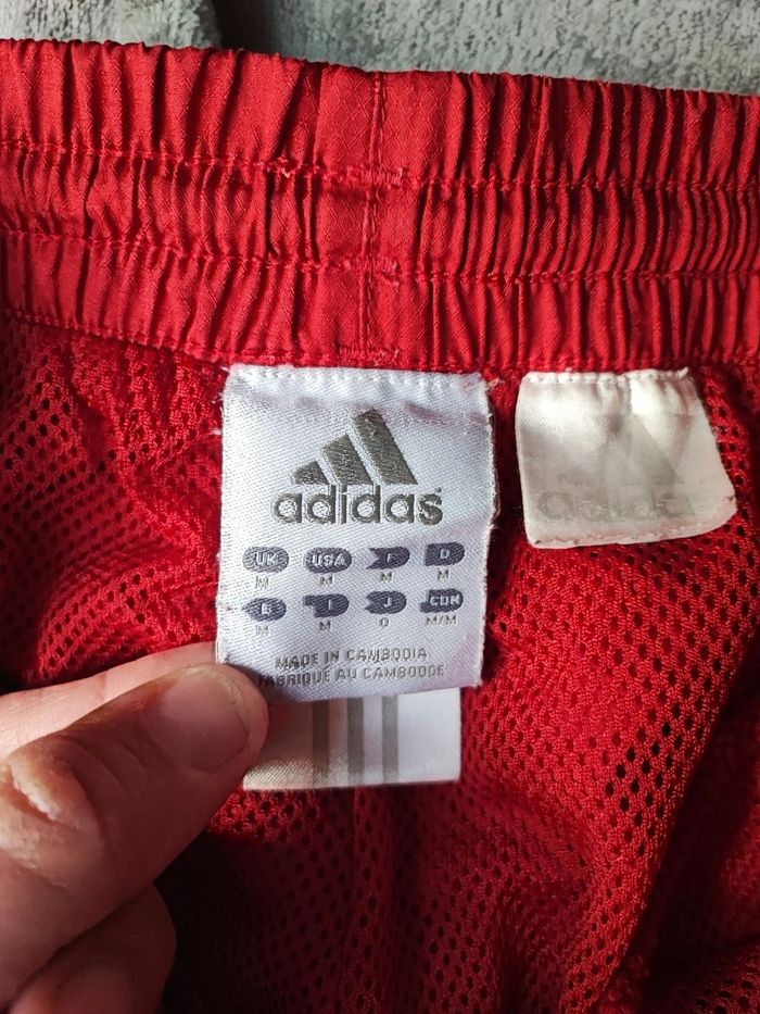 Jogging Adidas Homme  année 2000 Rouge et blanc - photo numéro 5