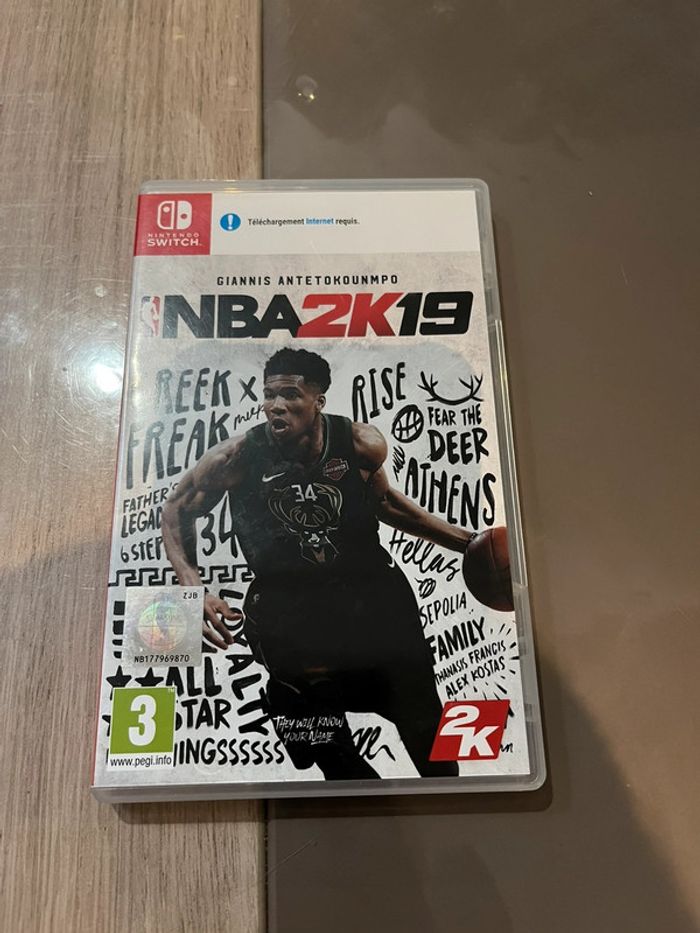 Jeux switch NBA 2019