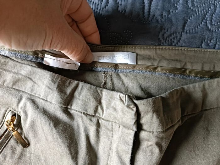 Pantalon kaki type cigarette - photo numéro 4