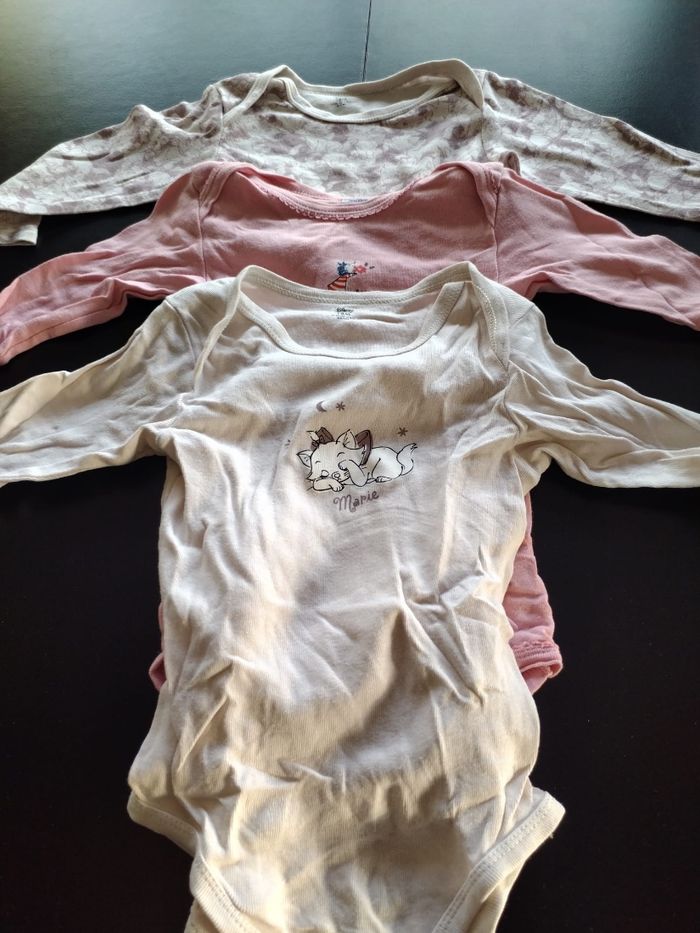 Lot bodies manches longues