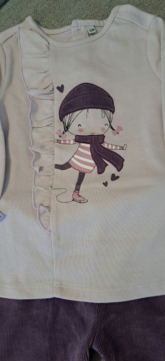 Tunique et legging Neuf 12 mois - photo numéro 3