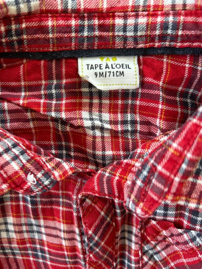Ensemble jean chemise 9 mois - photo numéro 7